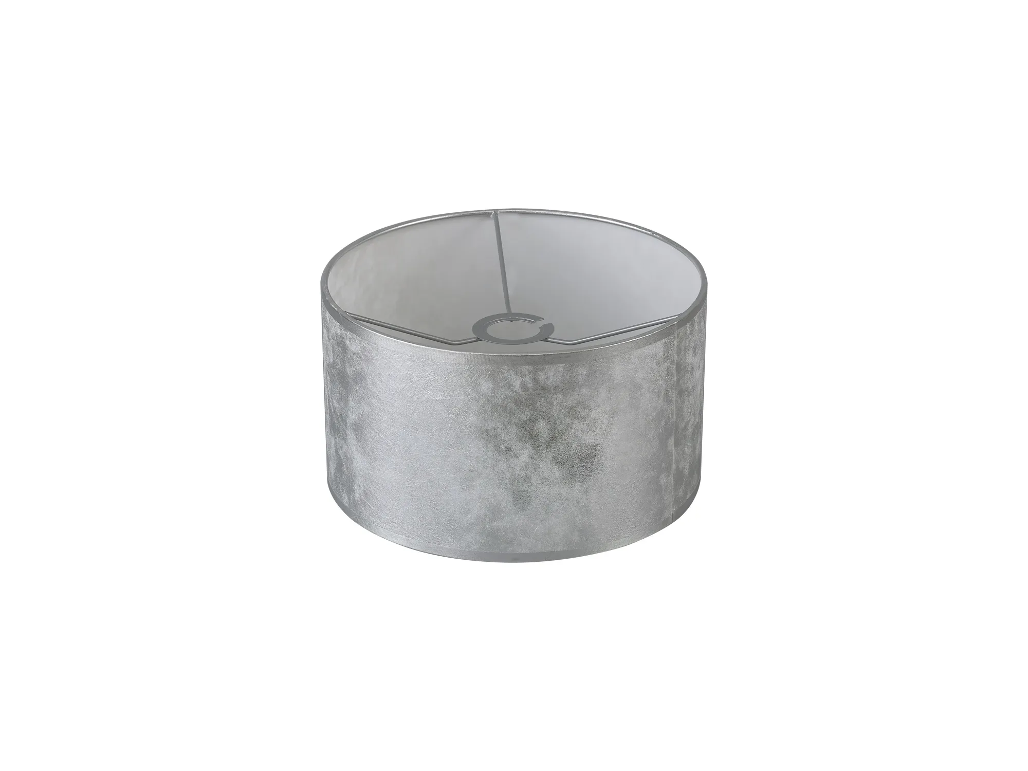 Sigma Cylinder 30cm Shade Silver Leaf; White